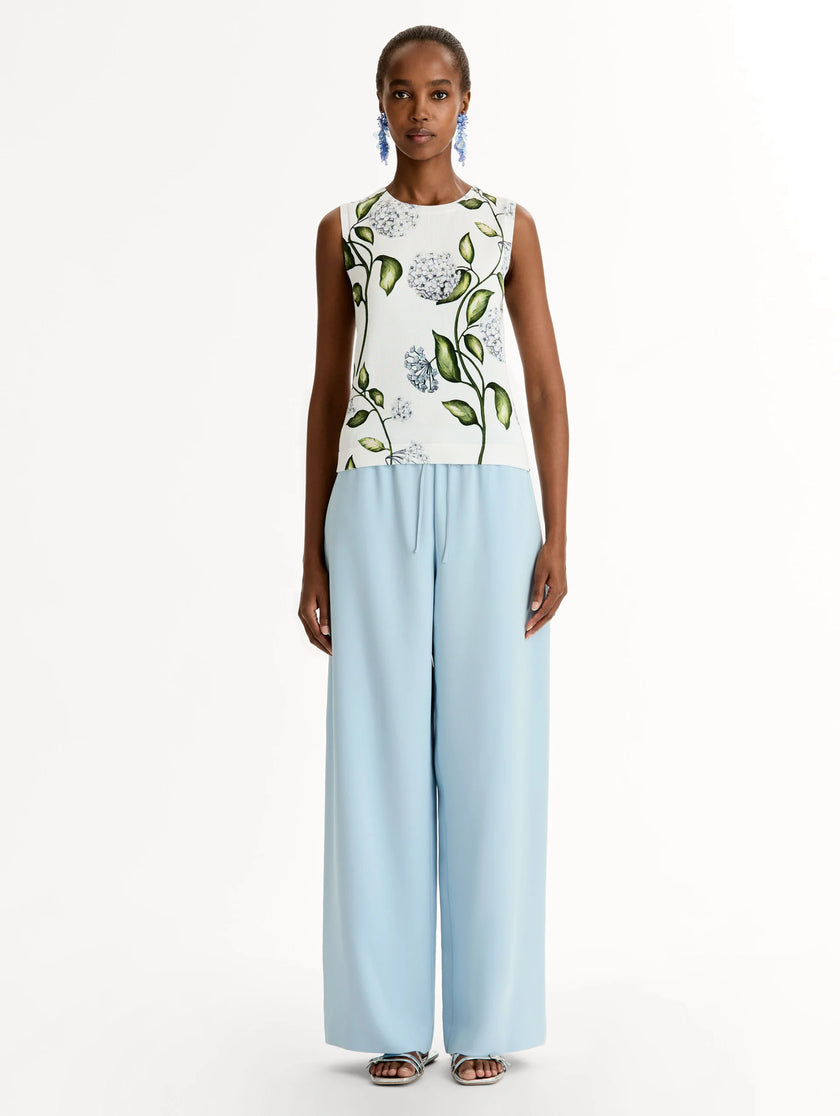 PORCELAIN FLOWER PRINTED TANK