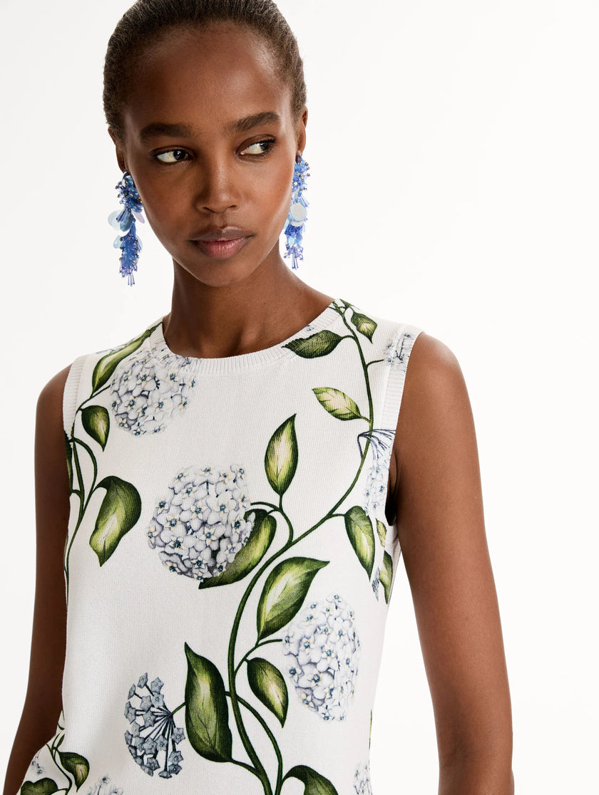 PORCELAIN FLOWER PRINTED TANK