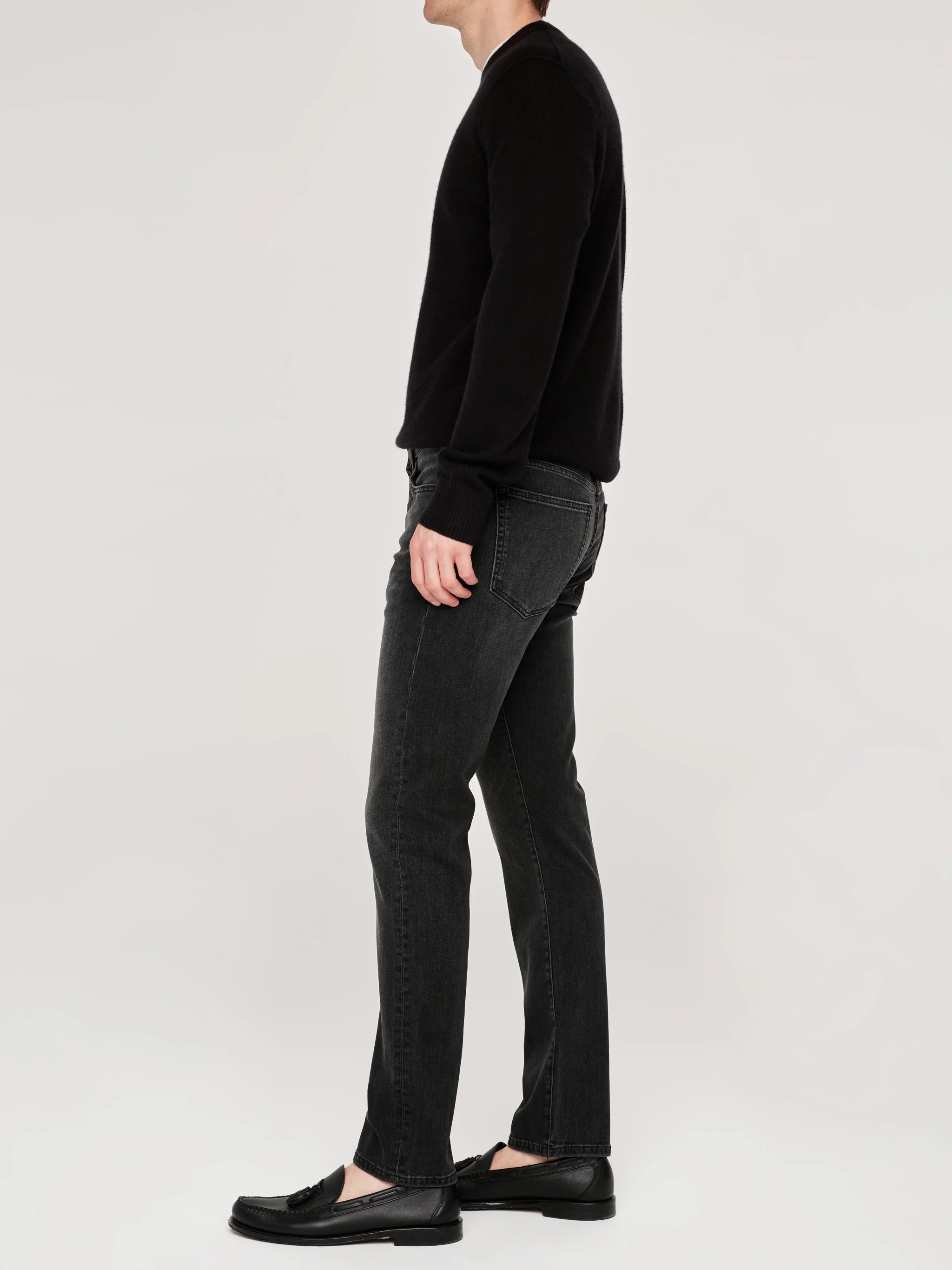 RUSSELL SLIM STRAIGHT JEANS IN SABLE