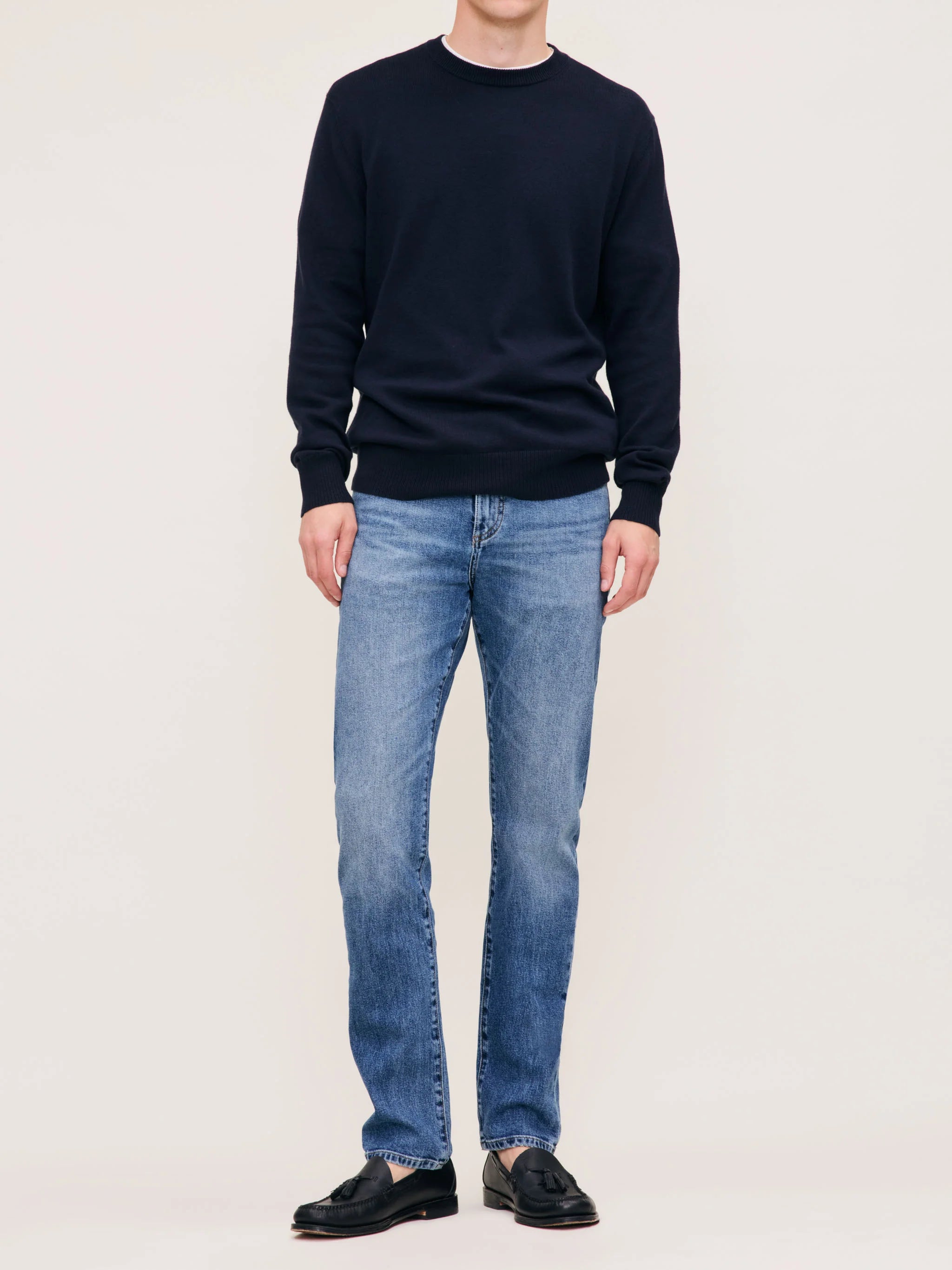 CLASSIC CREWNECK IN NAVY