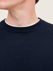 CLASSIC CREWNECK IN NAVY