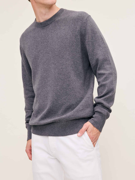 CLASSIC CREWNECK IN CHARCOAL GREY