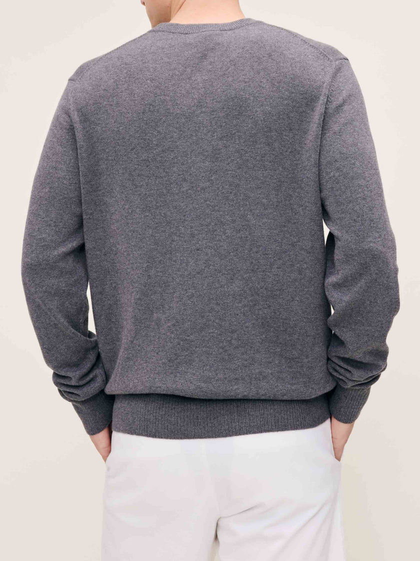CLASSIC CREWNECK IN CHARCOAL GREY