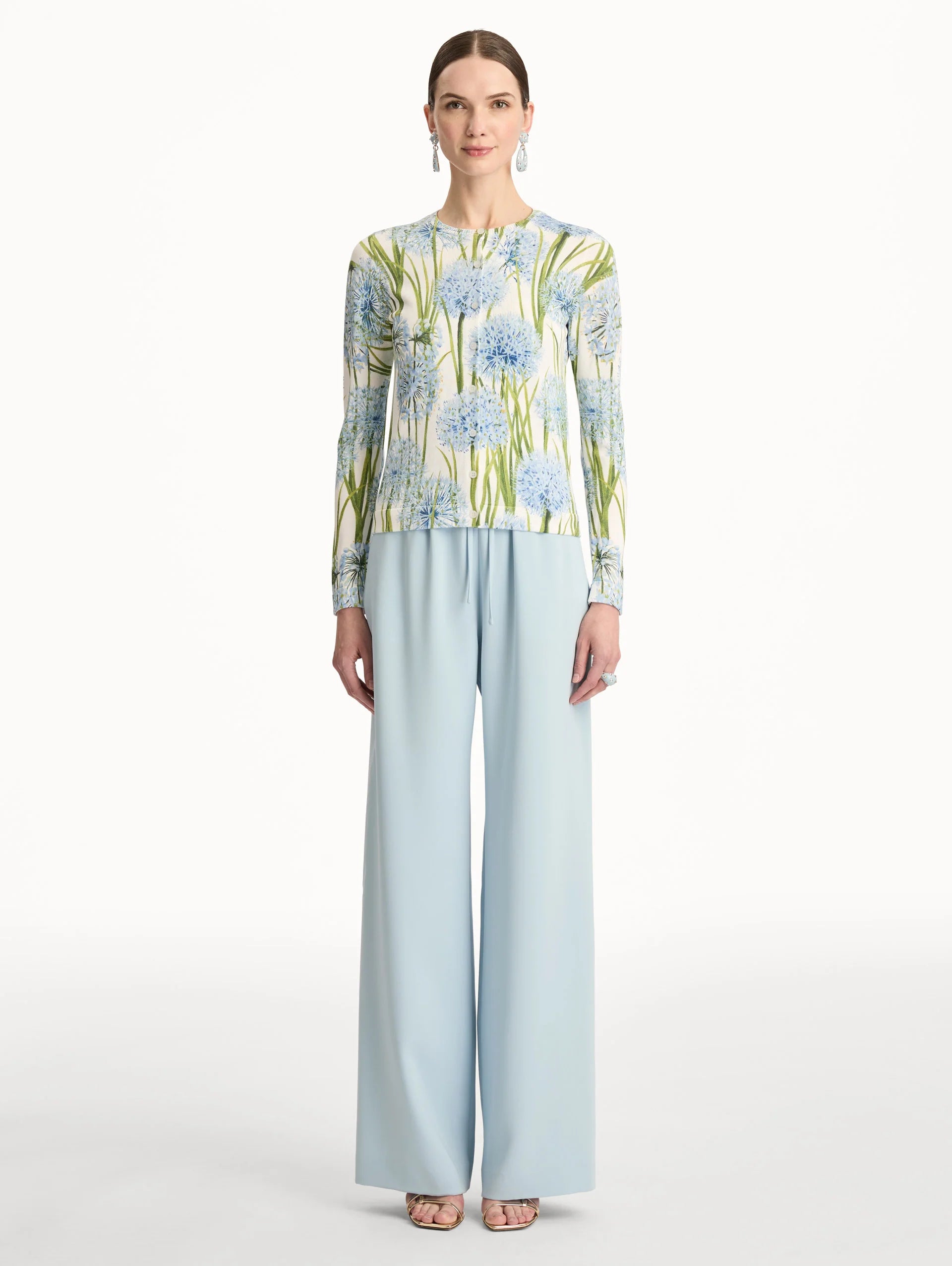 ALLIUM PRINTED CARDIGAN