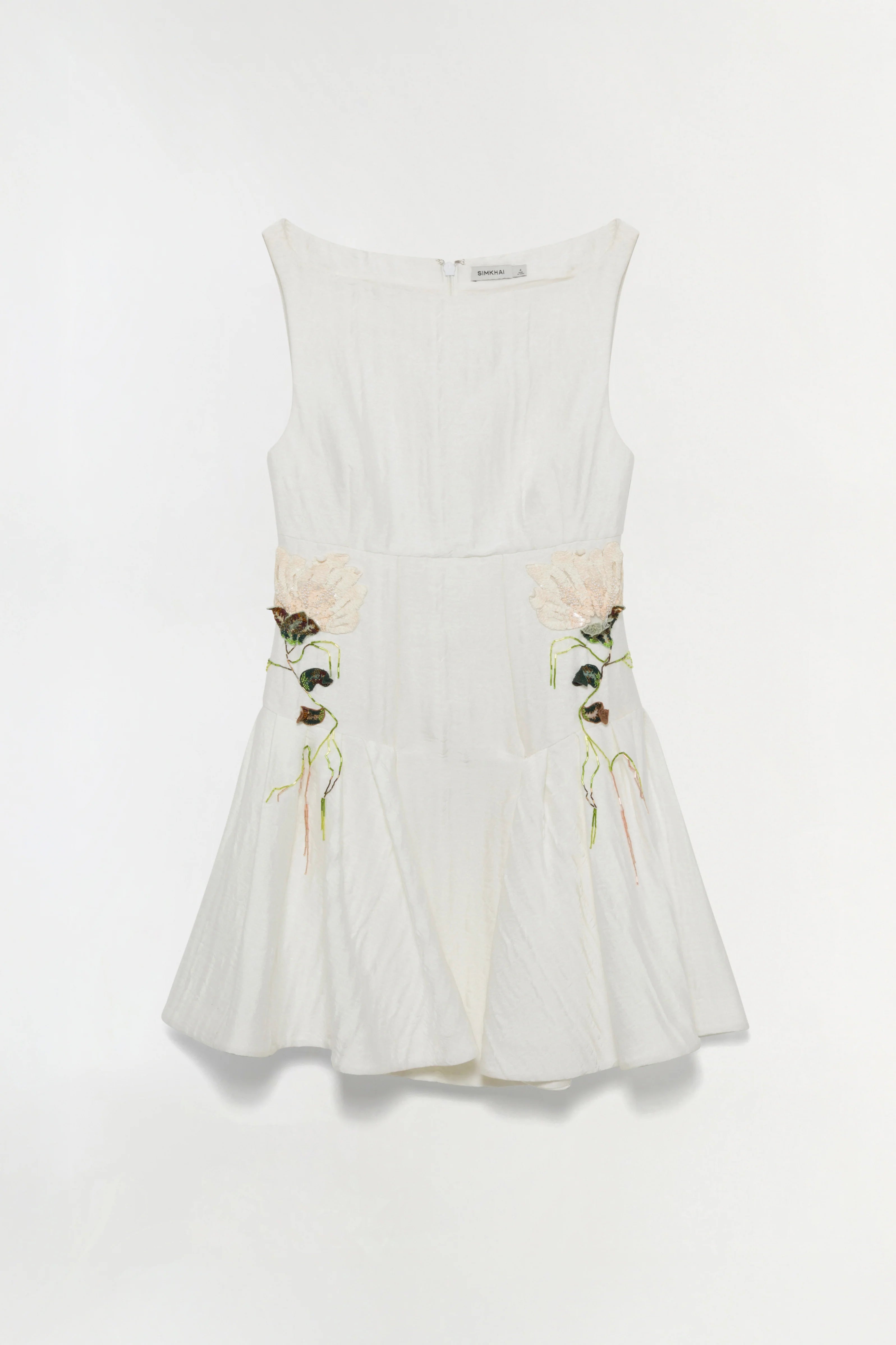 CALILLY FLORAL JACQUARD MINI DRESS