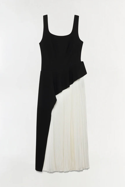 ZAYLA PLEATED MIDI DRESS