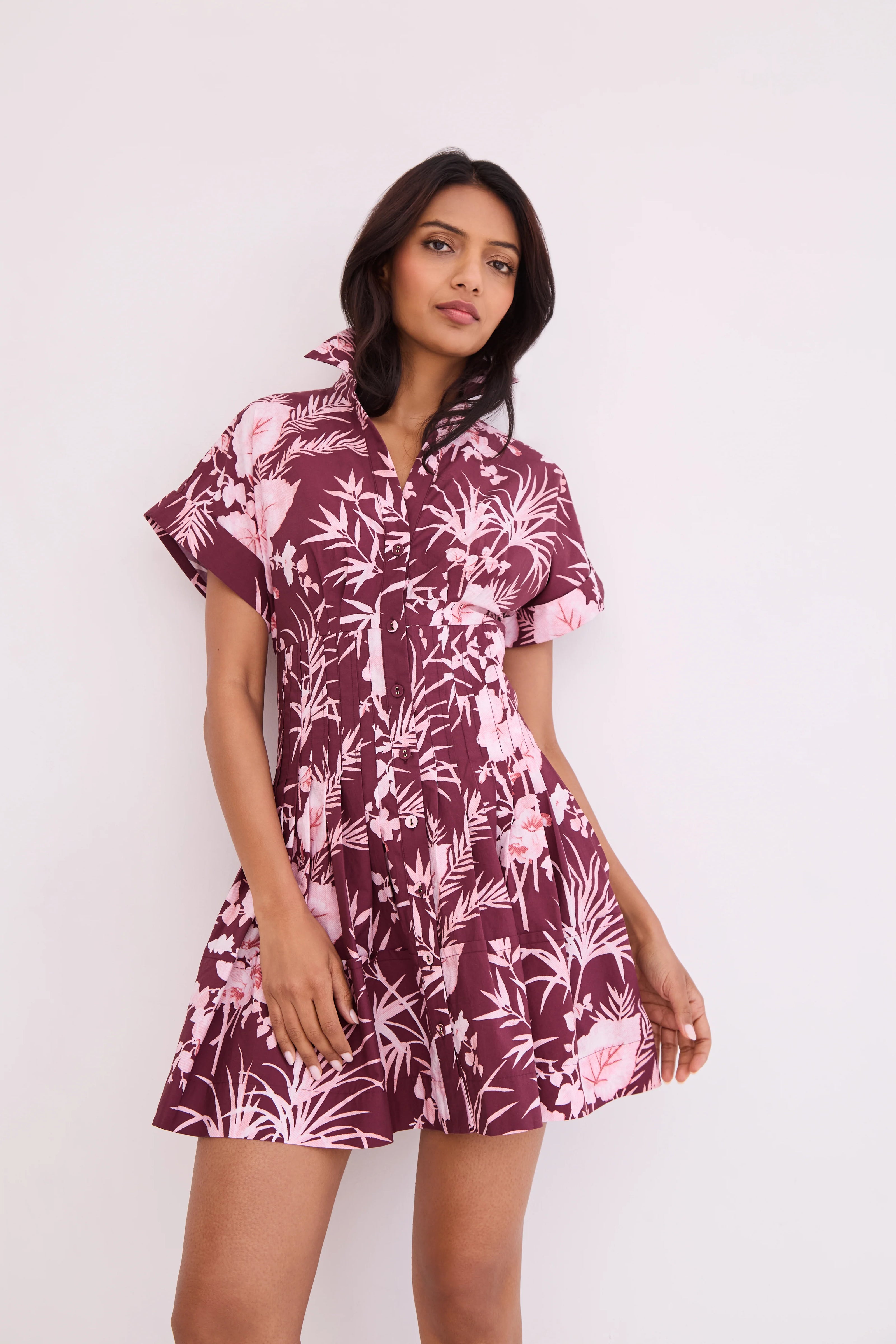 NASH MINI DRESS IN PARADISE BLUSH
