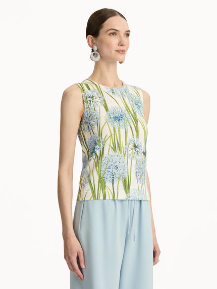 PRINTED ALLIUM KNIT TANK