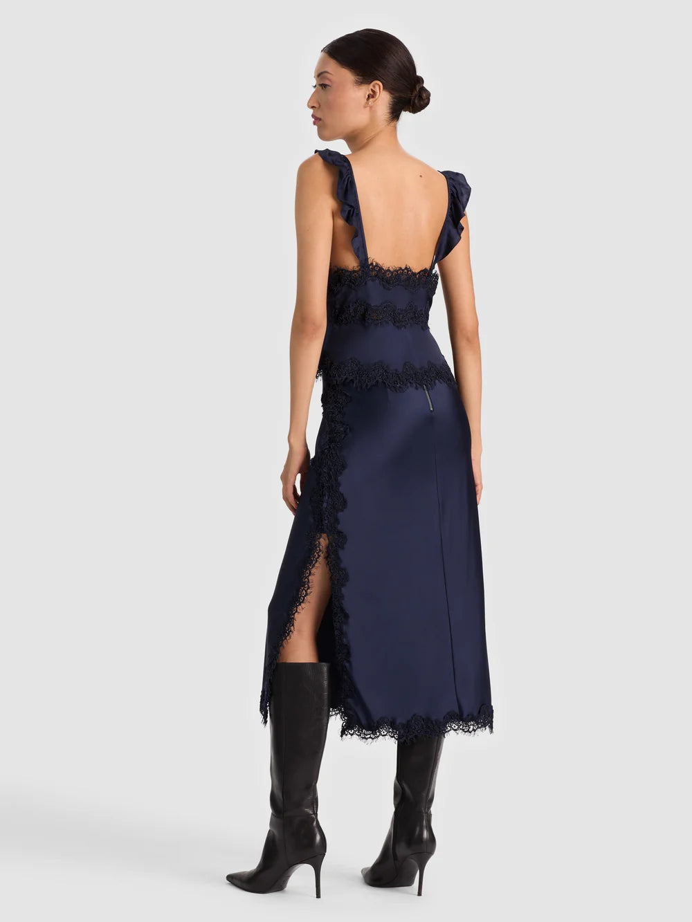 MAEVE LACE TRIM SKIRT