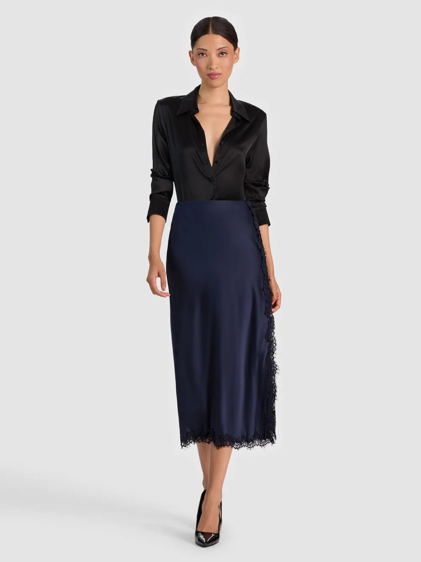 MAEVE LACE TRIM SKIRT