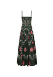 LIMA ENCAJE EMBROIDERED MAXI DRESS