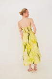 ALBA MIDI DRESS IN LILLIAN LEMON