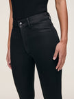 BRIDGET BOOT HIGHRISE INSTASCULPT CROP JEANS IN BLACK COATED