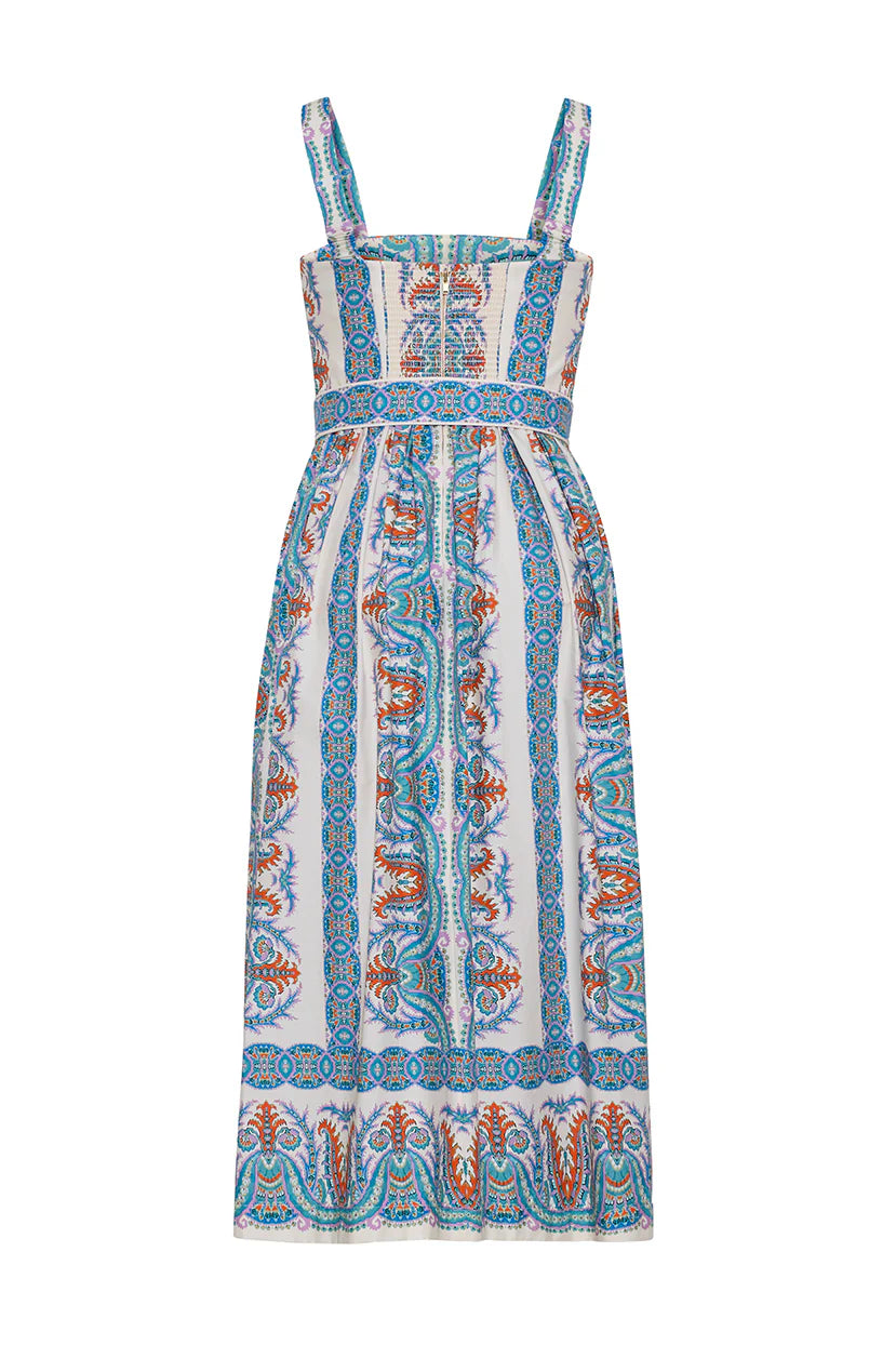 JULIE DRESS IN CYPRESS EGRET