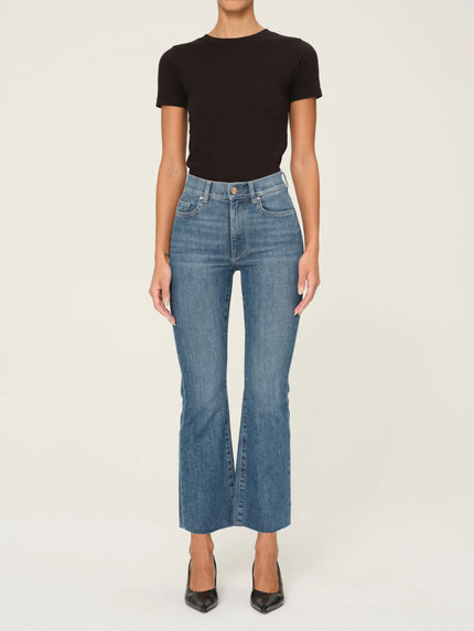 BRIDGET BOOT HIGH RISE INSTASCULPT CROP JEANS IN SEA HARBOR