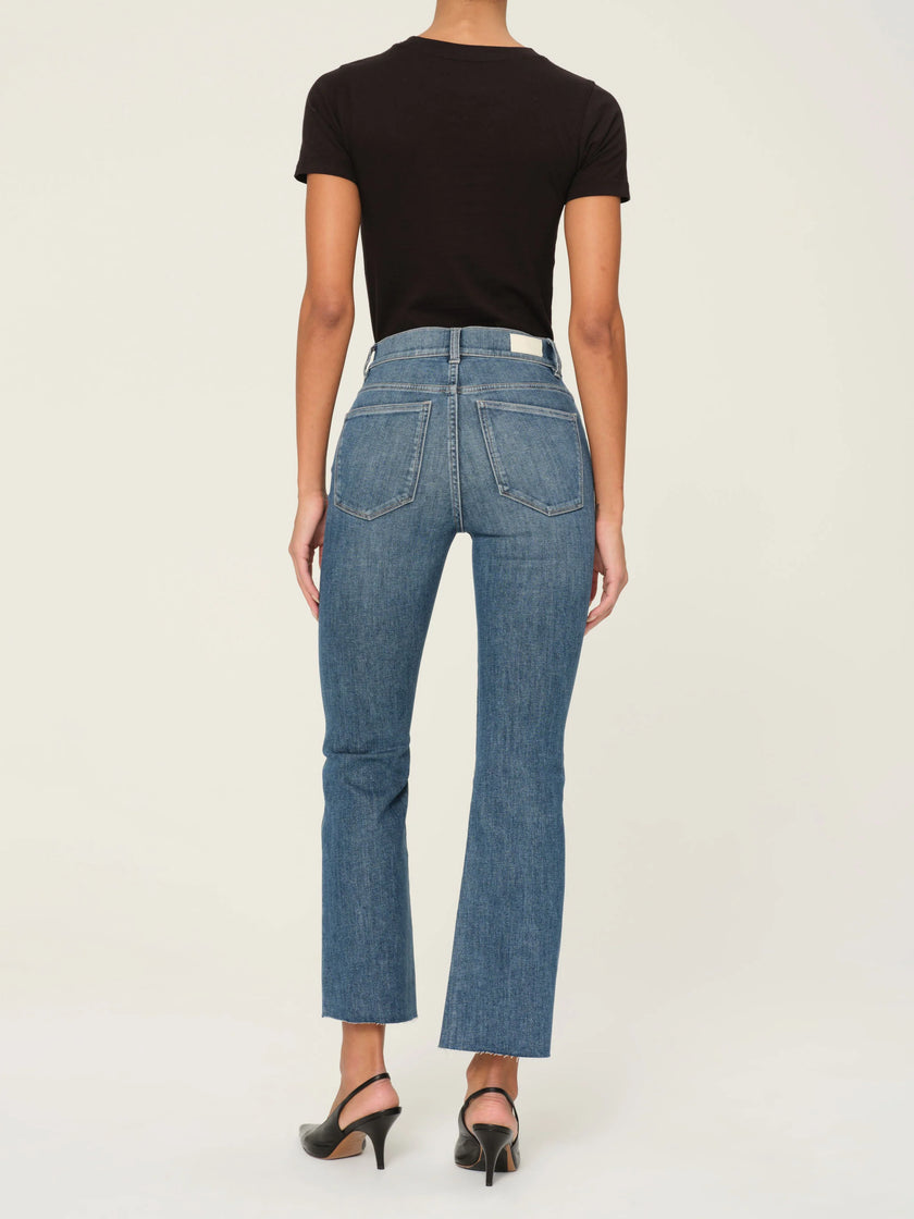 BRIDGET BOOT HIGH RISE INSTASCULPT CROP JEANS IN SEA HARBOR