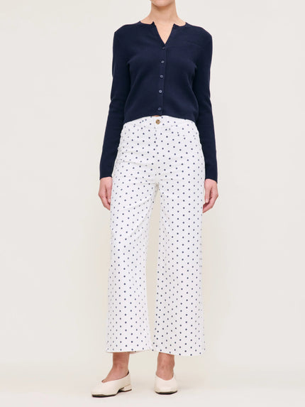 HEPBURN WIDE LEG HIGH RISE ANKLE JEANS