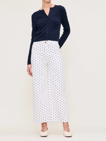HEPBURN WIDE LEG HIGH RISE ANKLE JEANS