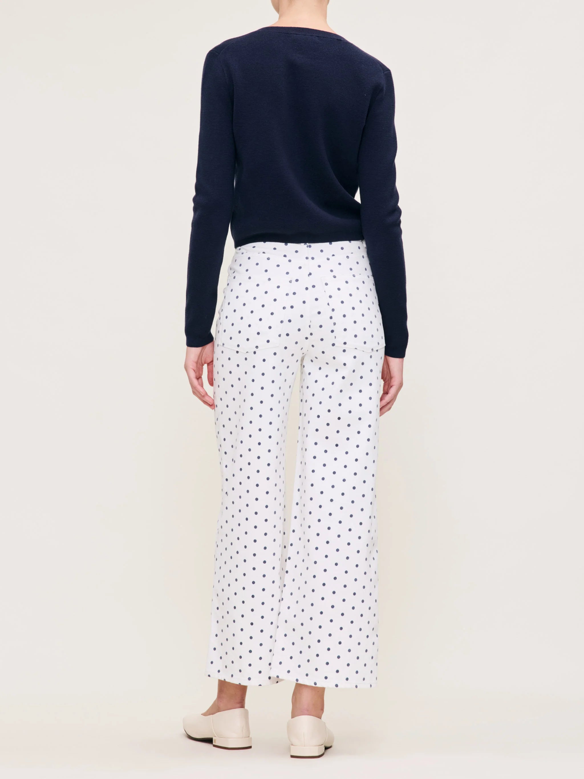 HEPBURN WIDE LEG HIGH RISE ANKLE JEANS