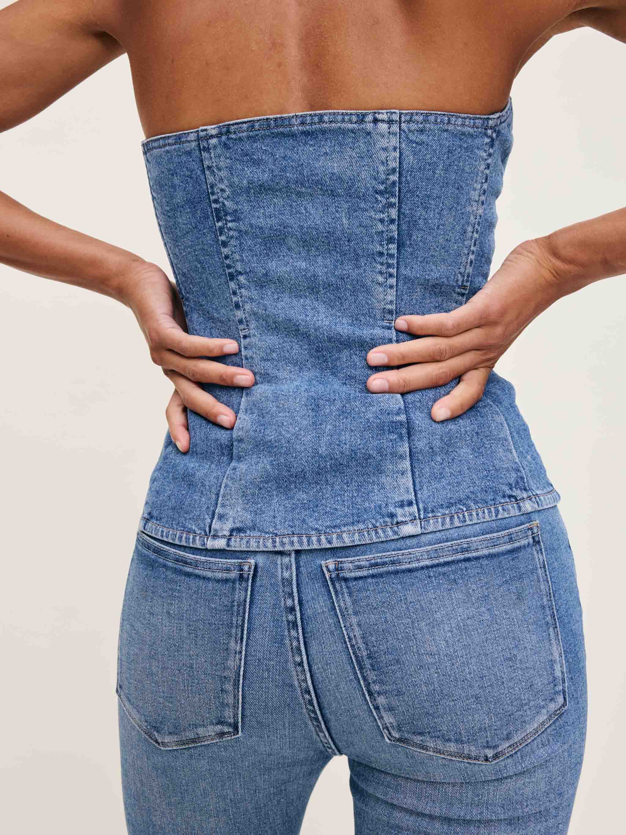 BUSTIER TOP