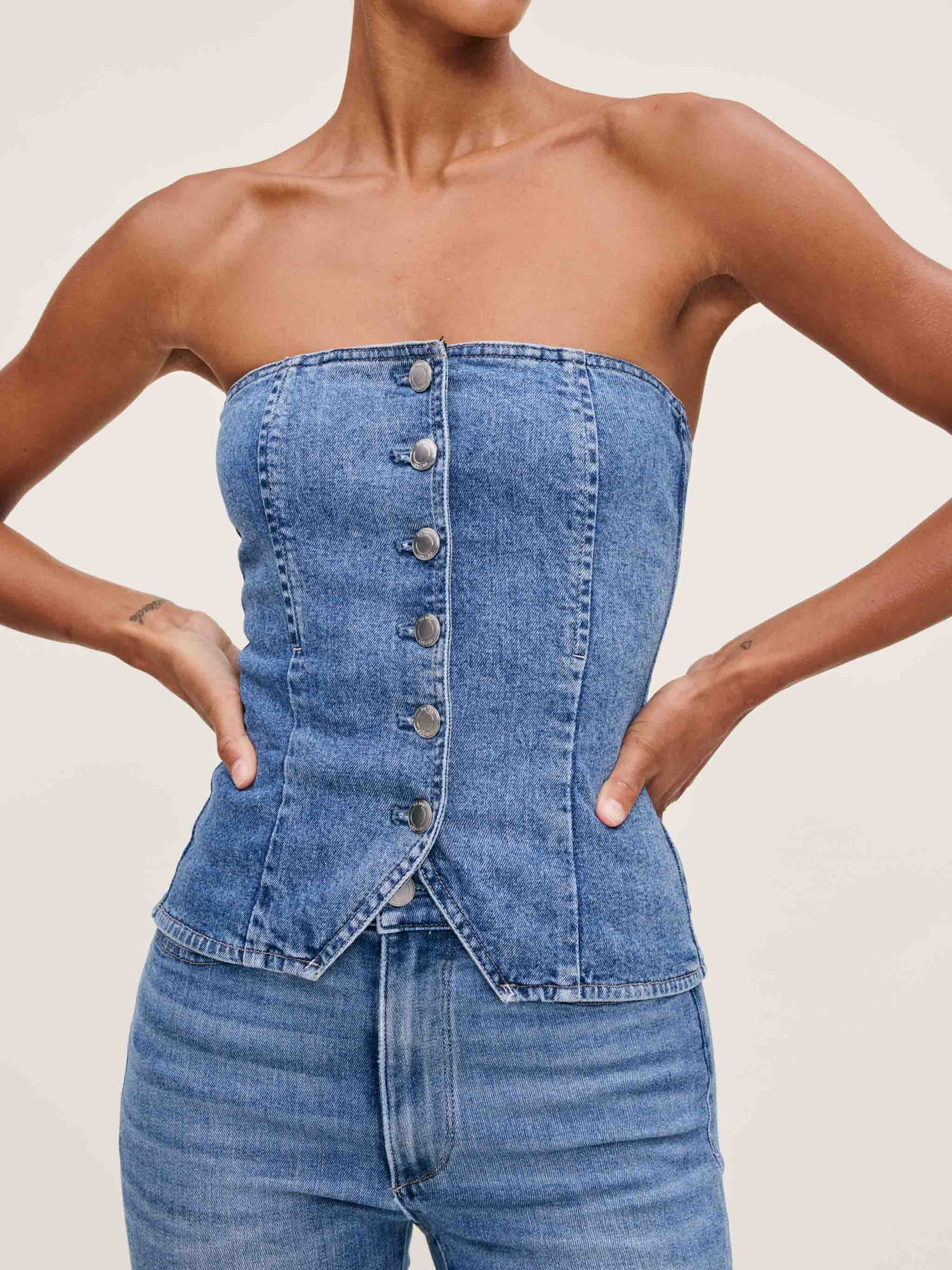 BUSTIER TOP