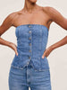 BUSTIER TOP