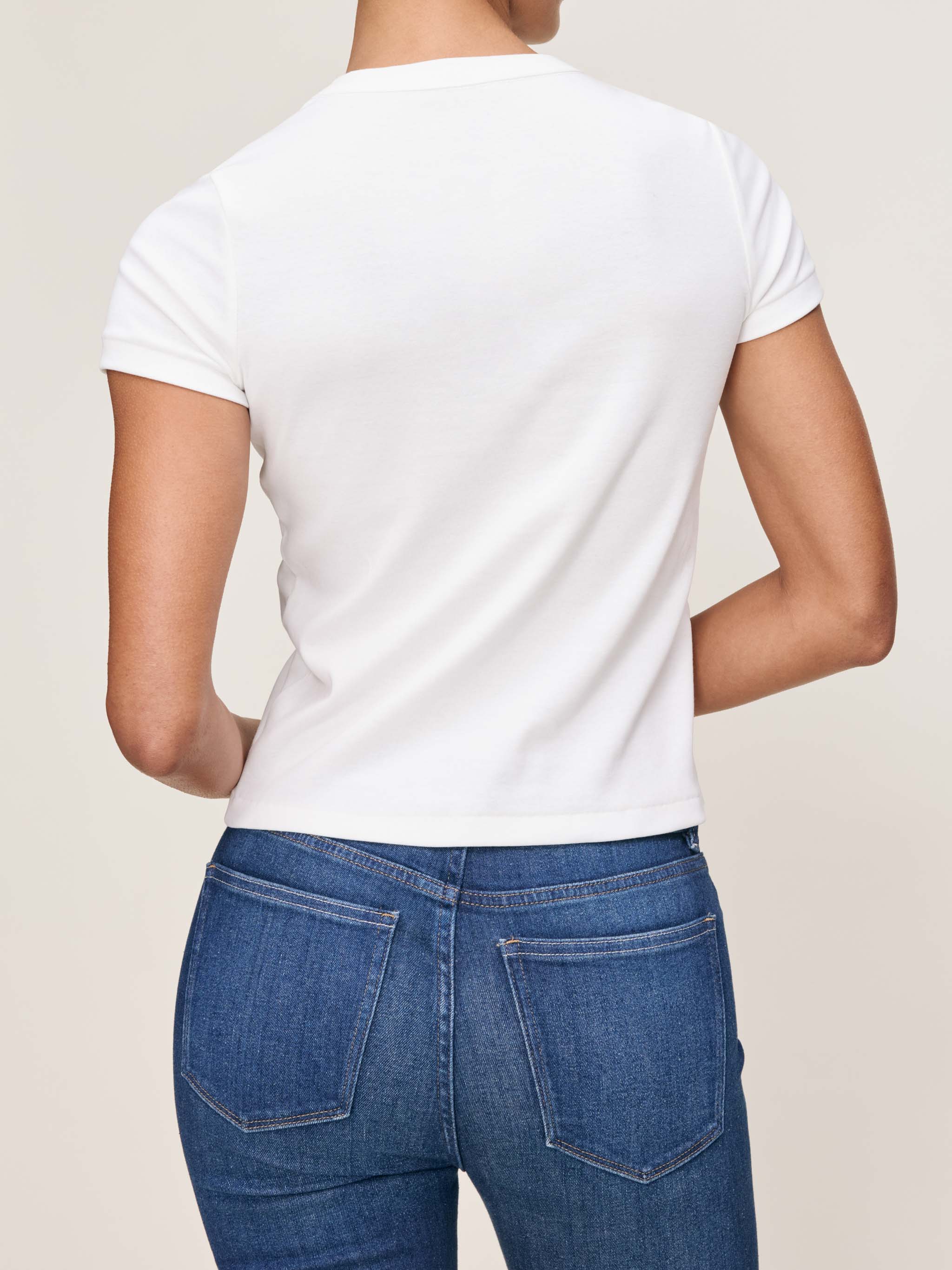 SHRUNKEN TEE IN WHITE