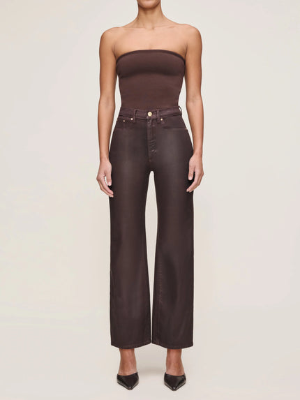 KARMINE REFINED WIDE LEG HIGH RISE 28IN JEANS