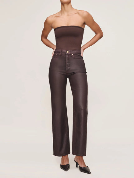 KARMINE REFINED WIDE LEG HIGH RISE 28IN JEANS