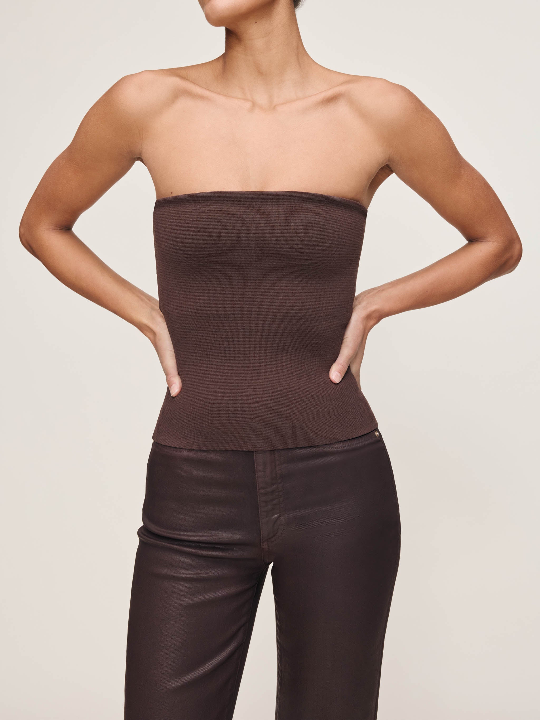 TUBE TOP INSTASCULPT FINE KNIT
