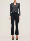 BRIDGET BOOT HIGH RISE INSTASCULPT CROP JEANS IN HAIL