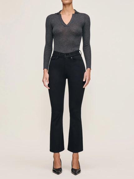 BRIDGET BOOT HIGH RISE INSTASCULPT CROP JEANS IN HAIL