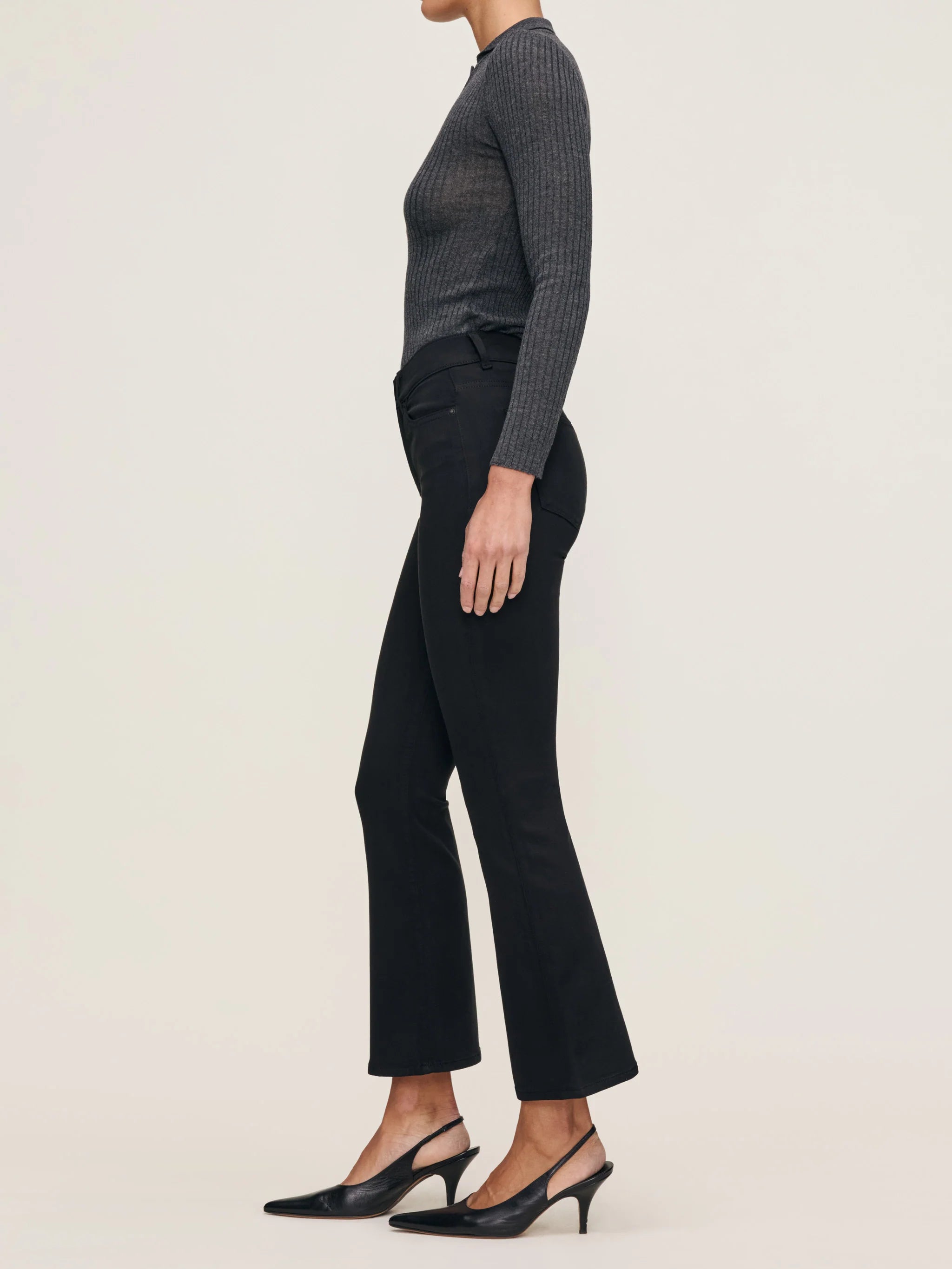 BRIDGET BOOT HIGH RISE INSTASCULPT CROP JEANS IN HAIL