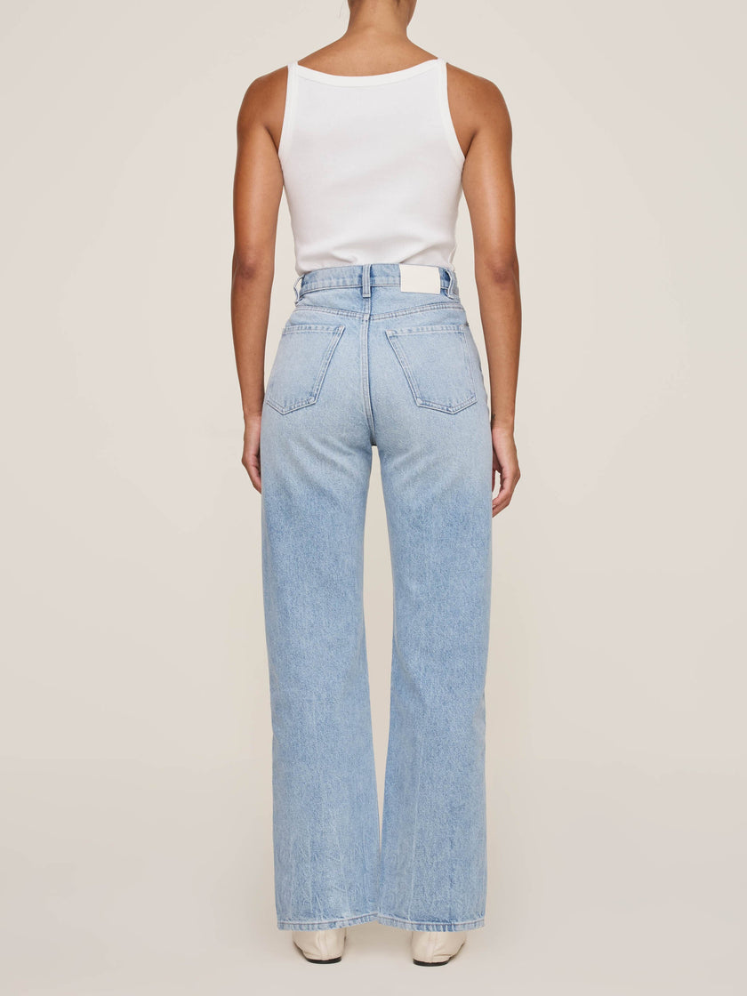 KARMINE REFINED WIDE LEG HIGH RISE 31IN JEANS