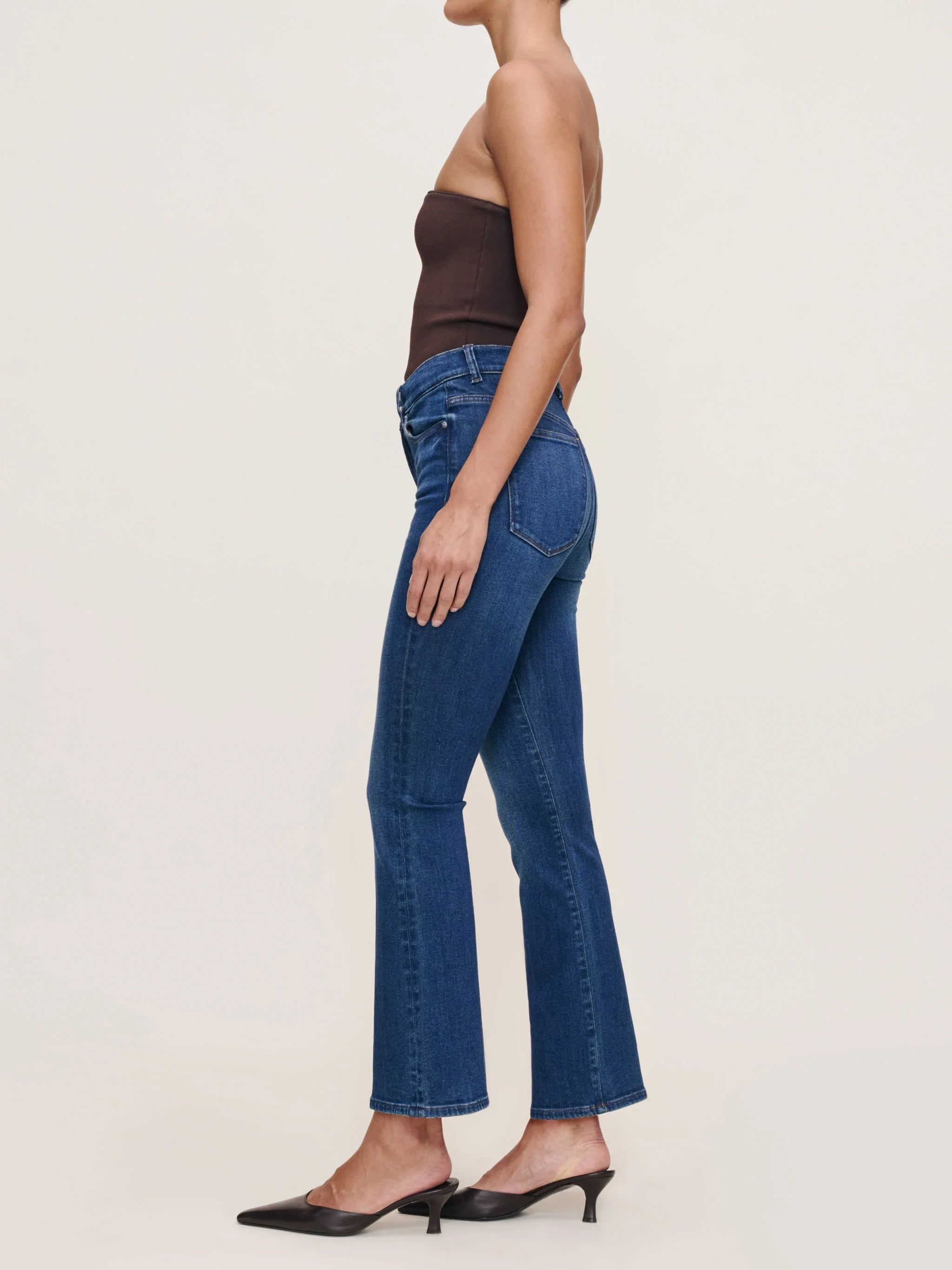BRIDGET BOOT HIGH RISE INSTASCULPT CROP JEANS IN RAINDROP
