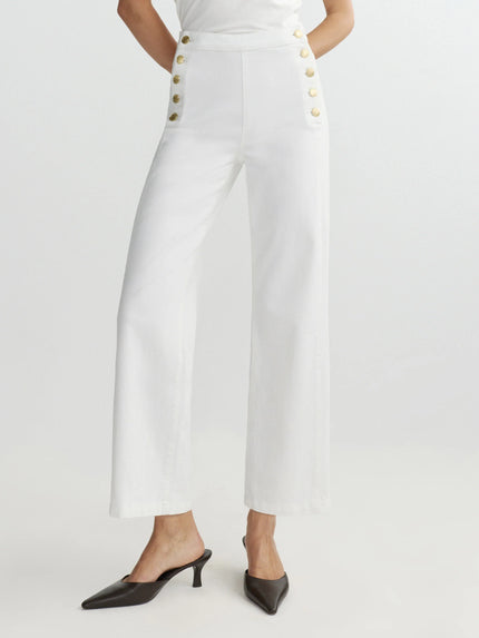 KARMINE REFINED WIDE LEG HIGH RISE 28IN INSEAM