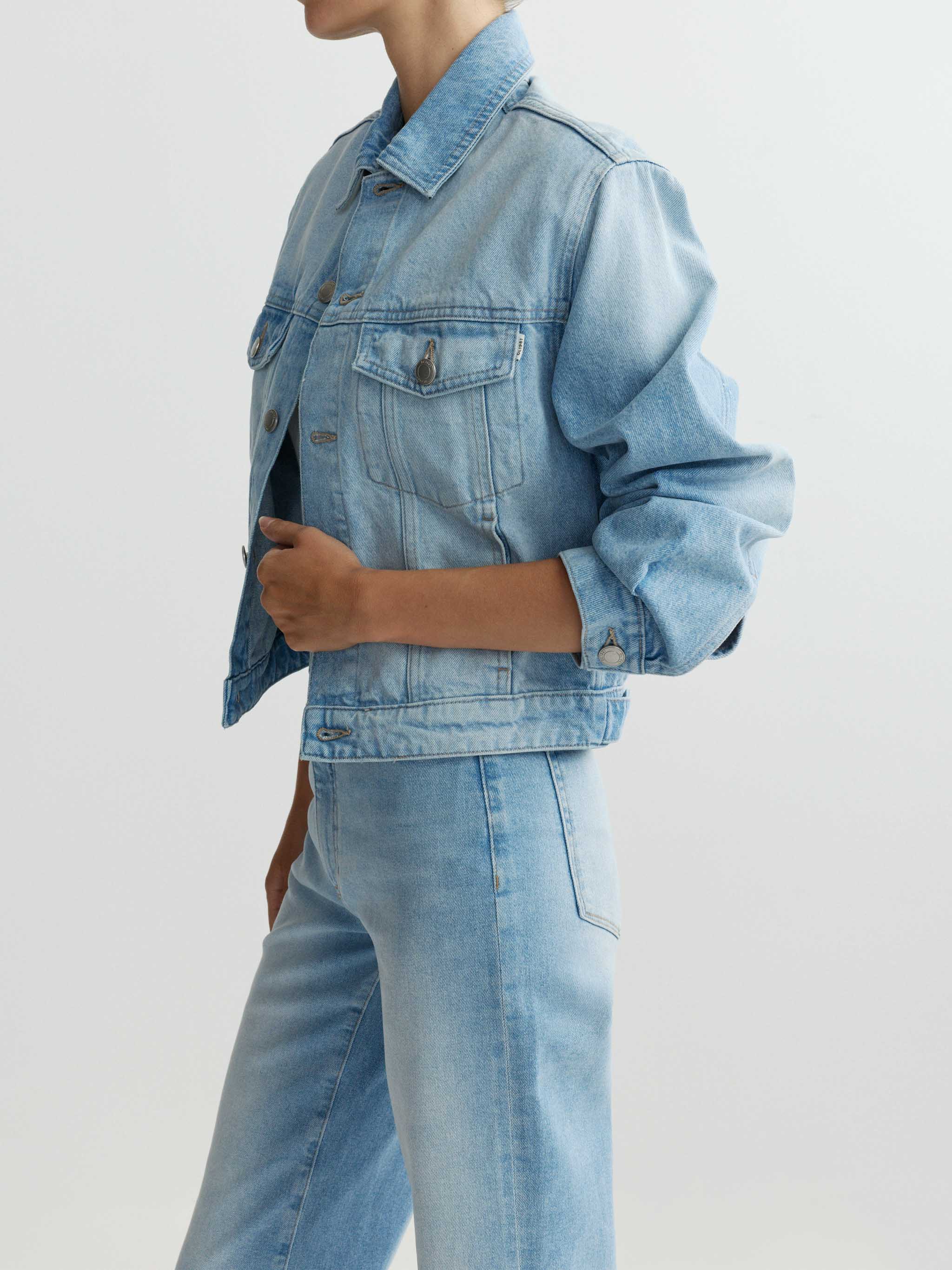 JODIE DENIM JACKET IN PRAIRE
