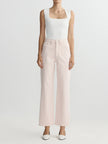 KARMINE REFINED WIDE LEG HIGH RISE 28IN JEANS IN BALLET