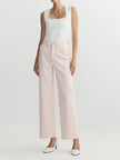 KARMINE REFINED WIDE LEG HIGH RISE 28IN JEANS IN BALLET