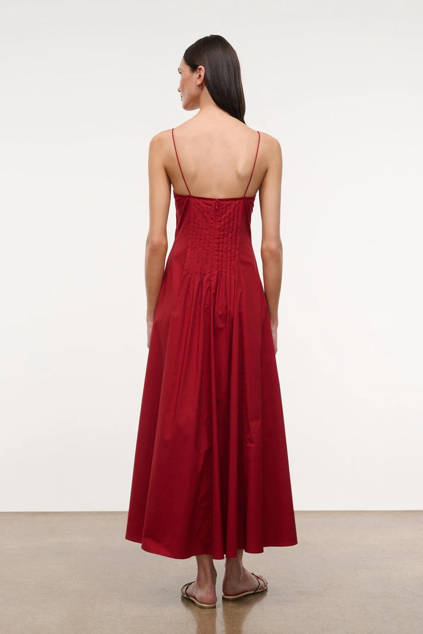 MARGI DRESS ROUGE
