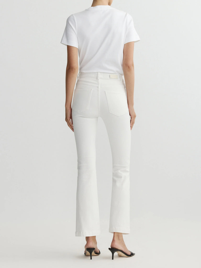 BRIDGET BOOT HIGH RISE INSTASCULPT CROP JEANS IN PORCELAIN