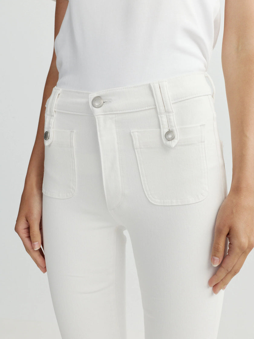 BRIDGET BOOT HIGH RISE INSTASCULPT CROP JEANS IN PORCELAIN
