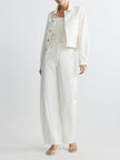JAMIE DENIM JACKET IN WHITE