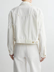JAMIE DENIM JACKET IN WHITE