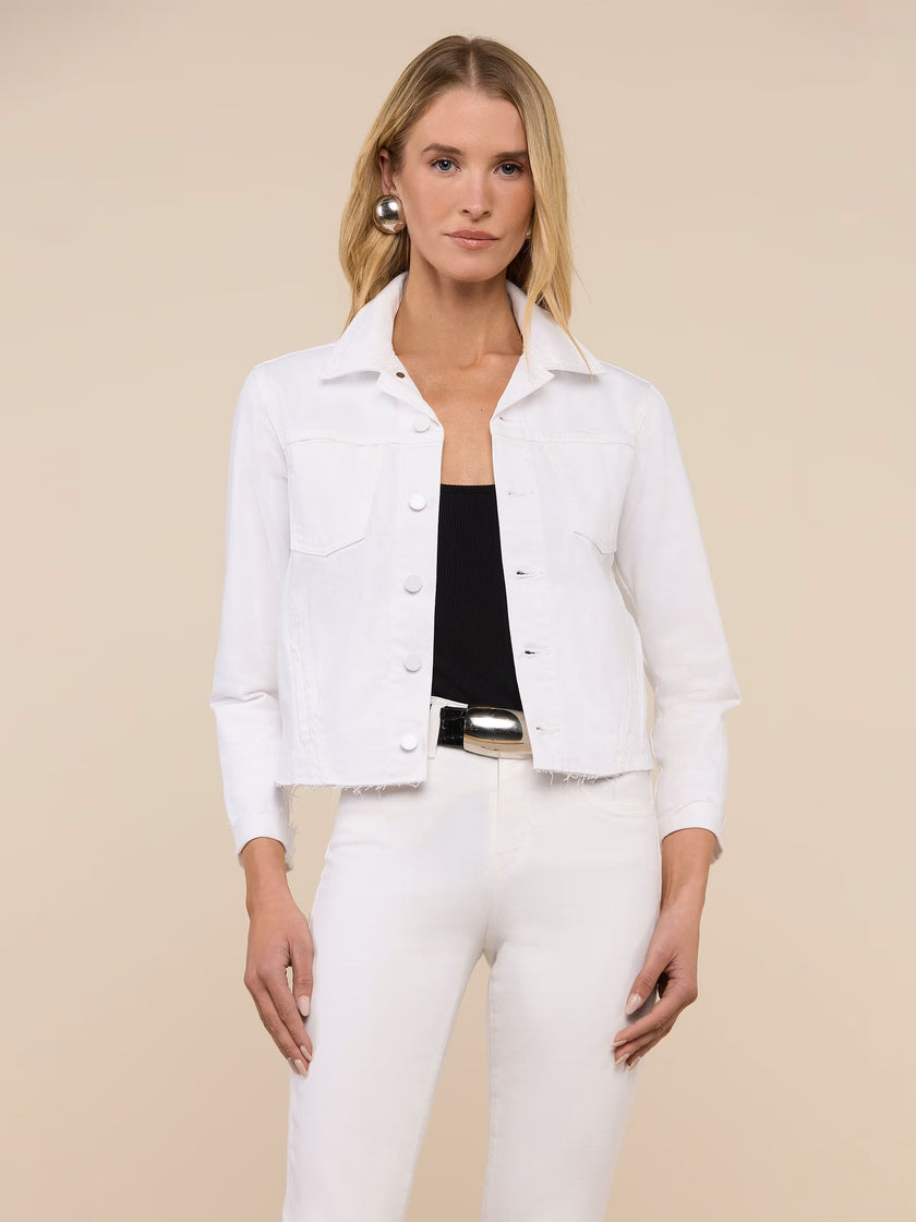 JANELLE JEAN JACKET IN BLANC