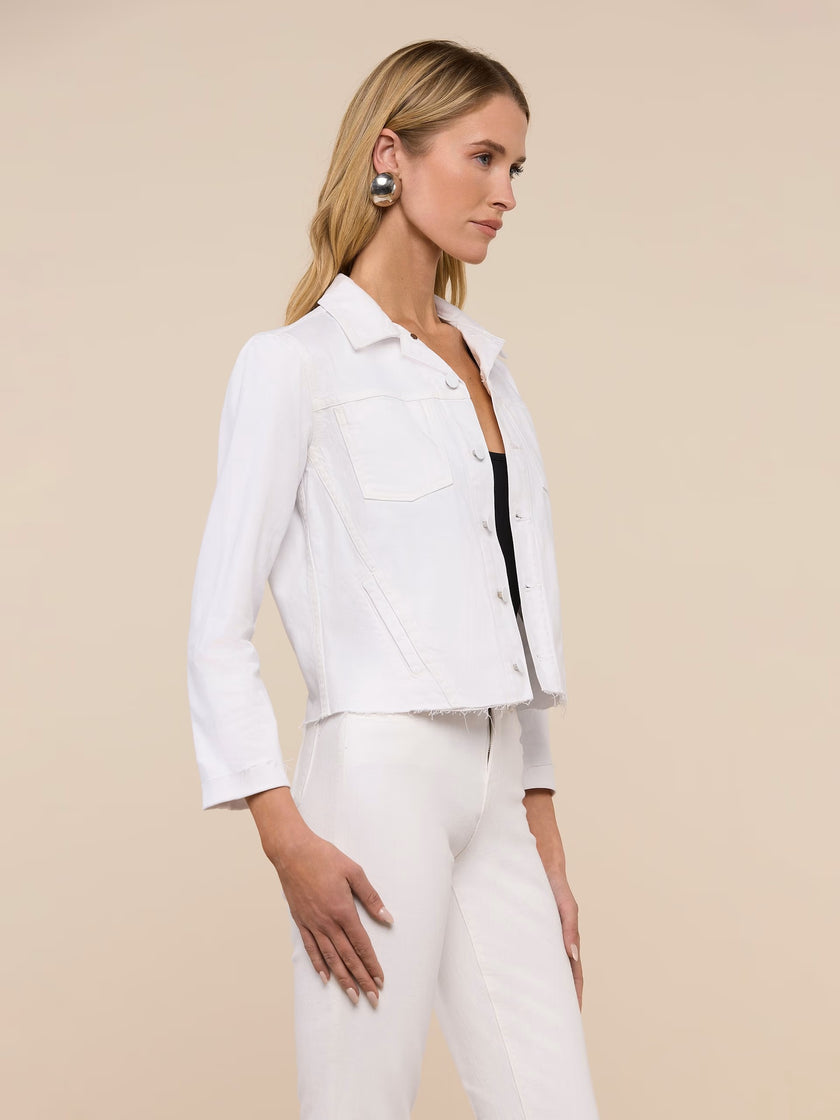 JANELLE JEAN JACKET IN BLANC