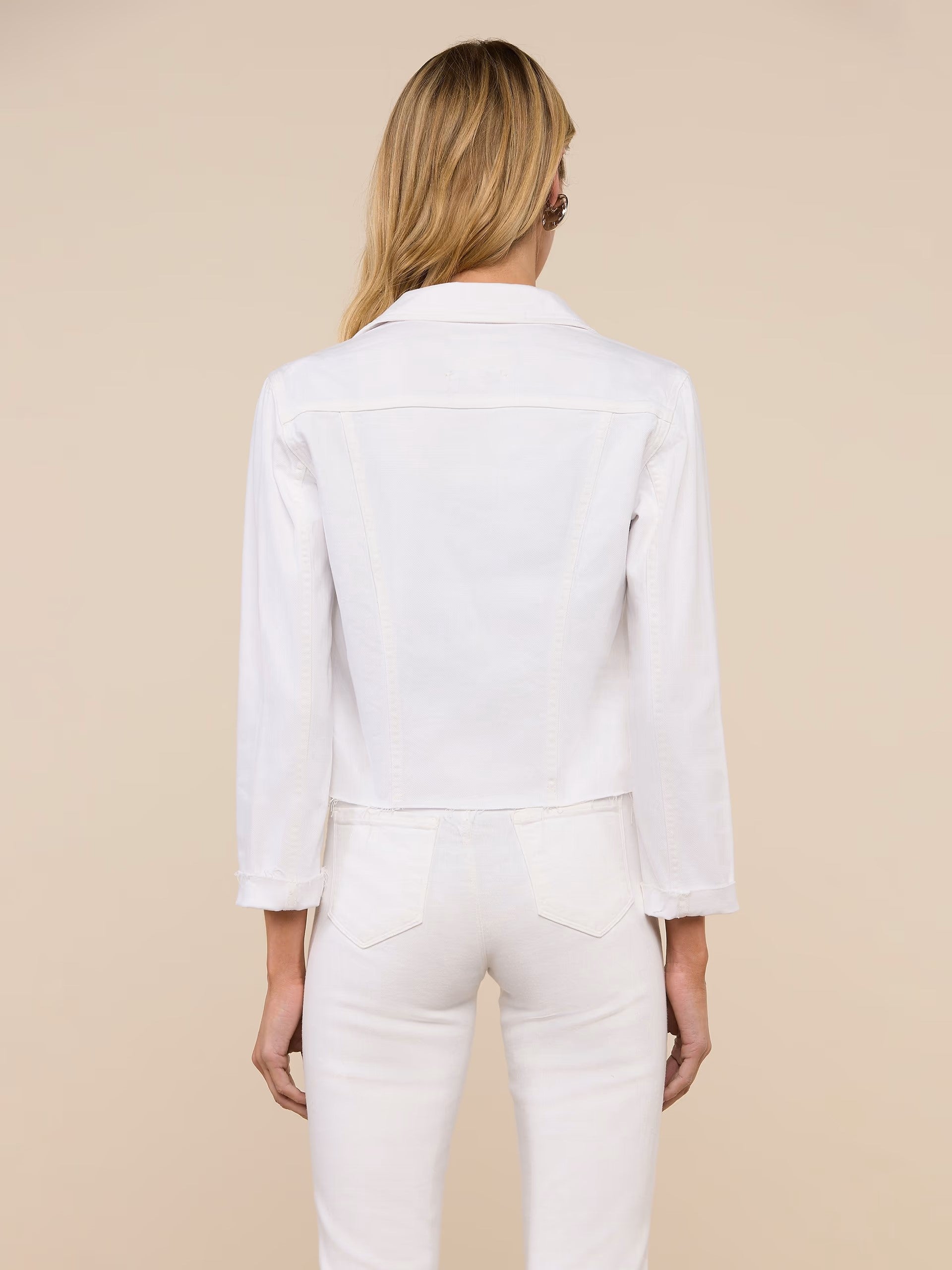 JANELLE JEAN JACKET IN BLANC
