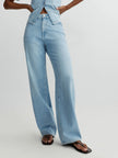 KAYLEN SOFT CURVE HIGH RISE 32IN JEANS IN BEACHFRONT AURA