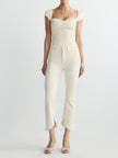 BRIDGET BOOT HIGH RISE INSTASCULPT CROP JEANS IN CREMA