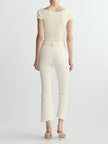 BRIDGET BOOT HIGH RISE INSTASCULPT CROP JEANS IN CREMA